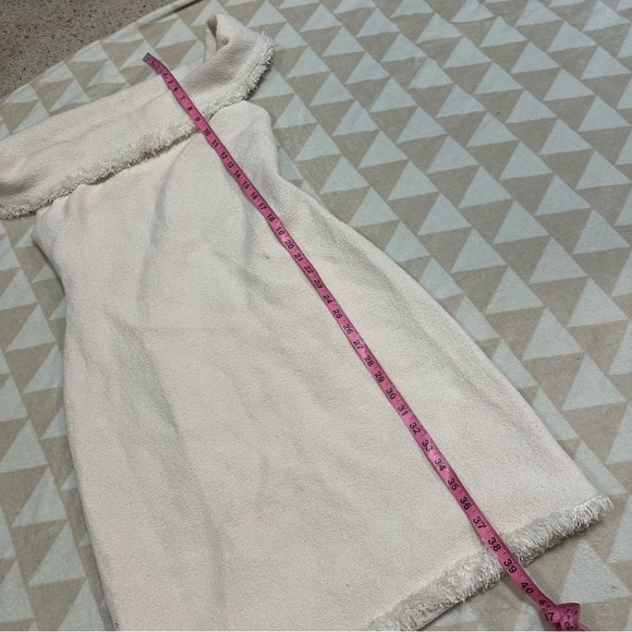 Tanya Taylor off the shoulder dress cream thick knit - Picture 5 of 5